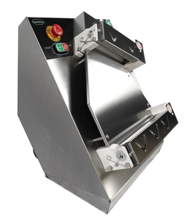 Pizza deegroller | Gekanteld model | 170 tot 290 mm