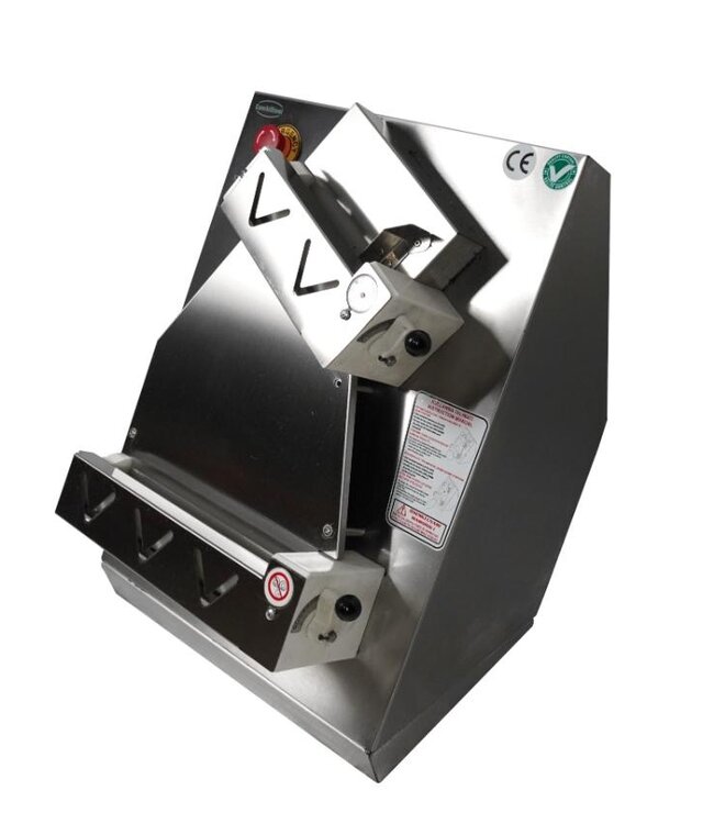 Pizza deegroller | Gekanteld model | 170 tot 290 mm