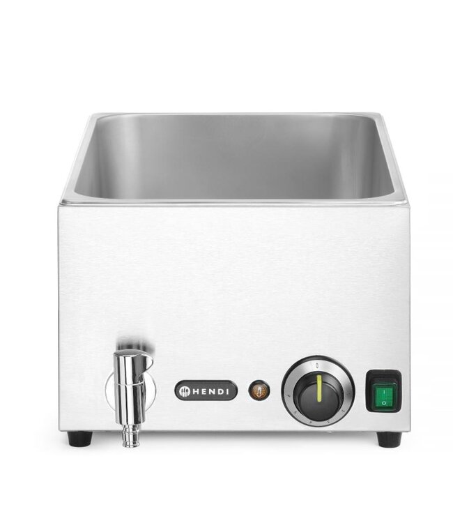 Bain marie Ranger met aftapkraan | 1/1GN | 15cm