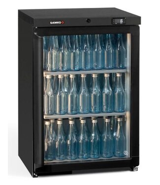 Gamko Flessenkoeling standaard | Gamko MG3/150RG | 1-Deurs | Glasdeur rechtsdraaiend | 150 liter | Antraciet