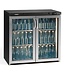 Gamko Flessenkoeling standaard | Gamko MG3/250GCS | 2-Deurs glasdeuren | 250 liter | Chroomstaal