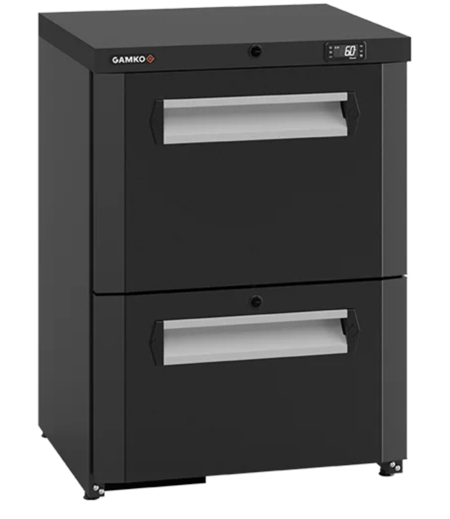 Flessenkoeling - Gamko - GM3/4 - 1x 2 ladencassette - antraciet