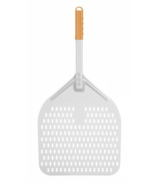 Pizza schep geperforeerd | Vierkant | met korte handgreep | 71cm