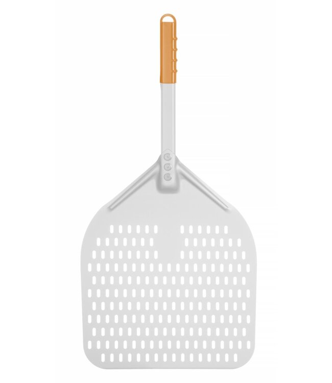 Pizza schep geperforeerd | Vierkant | met korte handgreep | 71cm
