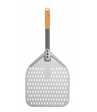 Pizza schep geperforeerd | Vierkant | met korte handgreep | 66cm