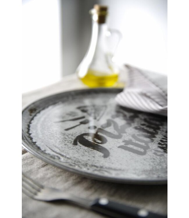 Pizzabord | Recipe Collection | Zwart | ø31cm | 6 Stuks