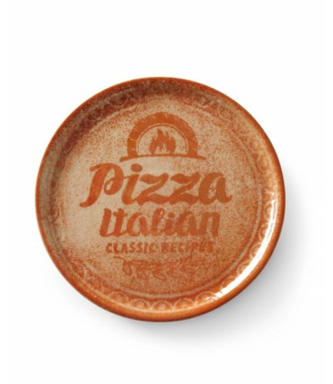 Pizzabord | Recipe Collection | Brick Red/Roodbruin | ø33cm | 6 Stuks