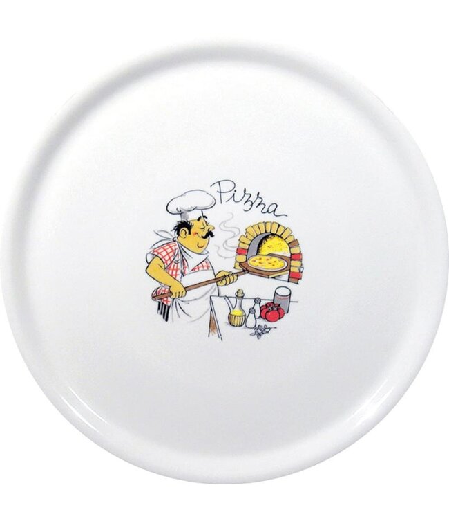 Pizzabord Traditional | Gedecoreerd | Ø31cm | 6 Stuks