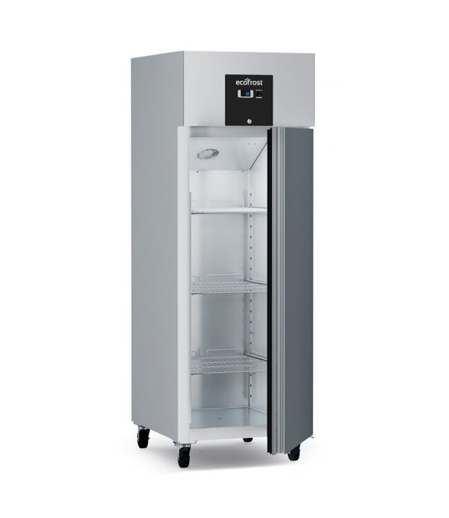 Vrieskast Ecofrost verrijdbaar | 600L | RVS | (H)201x(B)68x(D)81