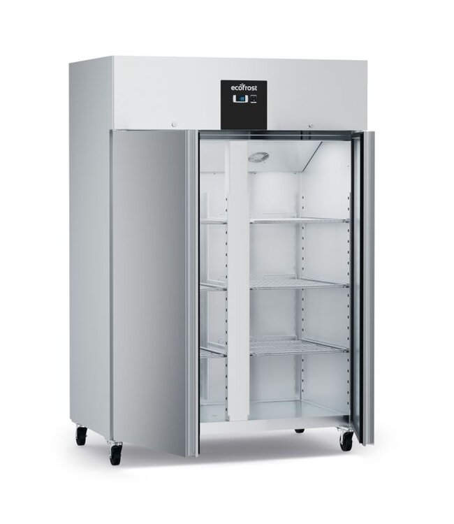 Vrieskast Ecofrost verrijdbaar | 1200L | RVS | (H)201x(B)134x(D)81cm