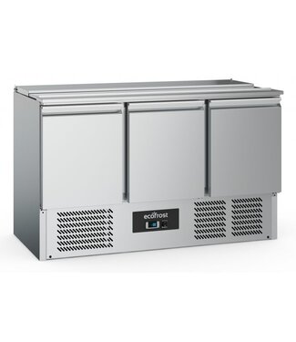 Ecofrost Saladette Ecofrost Statisch | 3 Deuren | 4x1/1GN
