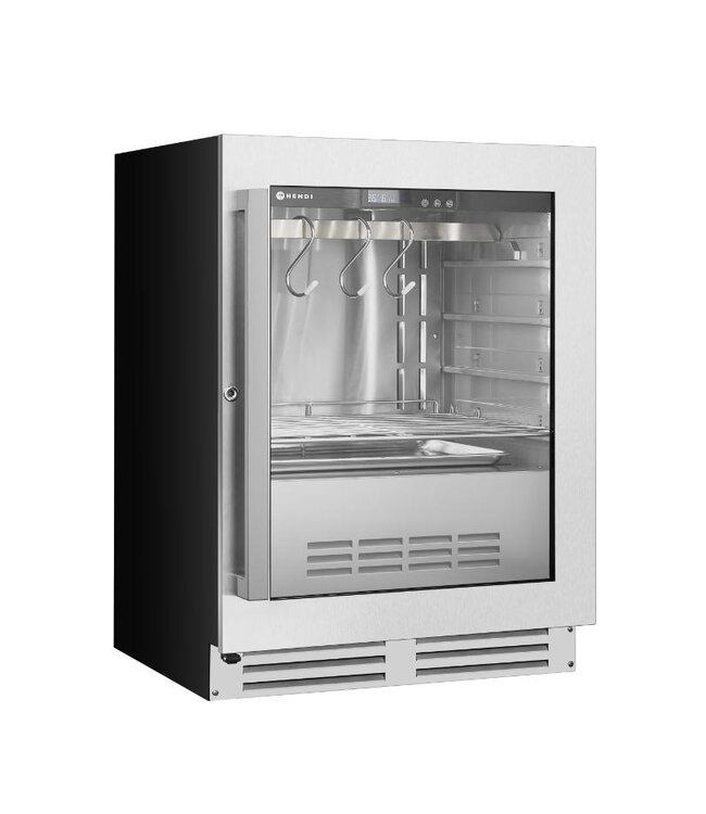 Vlees rijpingskast | 98L | Glazen deur | Dry aging | (H)83x(B)62x(D)59,5cm