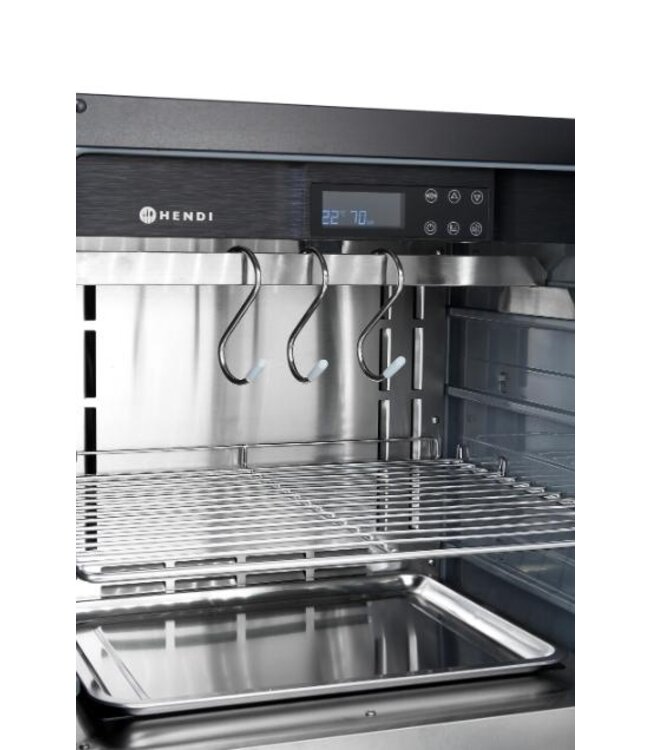 Vlees rijpingskast | 98L | Glazen deur | Dry aging | (H)83x(B)62x(D)59,5cm