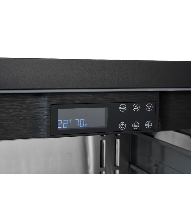 Vlees rijpingskast | 98L | Glazen deur | Dry aging | (H)83x(B)62x(D)59,5cm