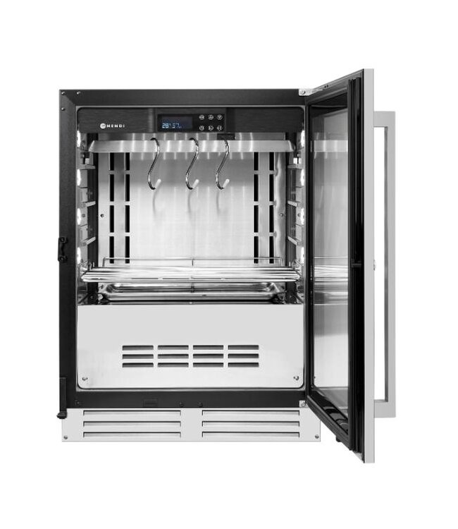Vlees rijpingskast | 98L | Glazen deur | Dry aging | (H)83x(B)62x(D)59,5cm
