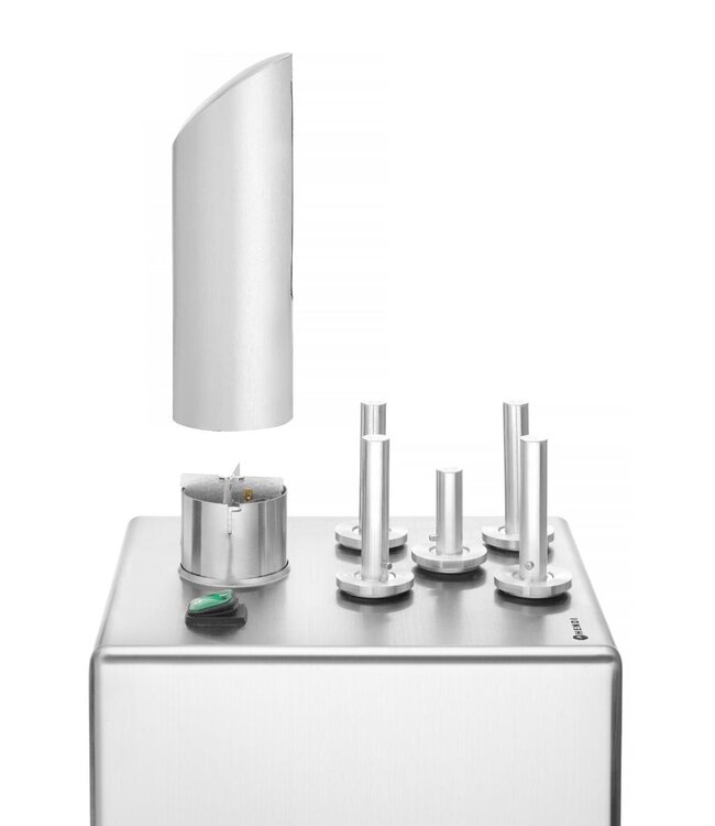 Glazen poleermachine | 330 Glazen per uur | 5 Borstels