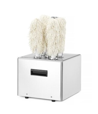 Hendi Glazen poleermachine | 330 Glazen per uur | 5 Borstels