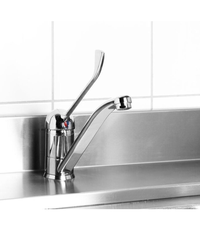 Mengkraan elleboog | Tafelmodel | Enkelgats | 3/8" Aansluiting | 215mm zwenktuit