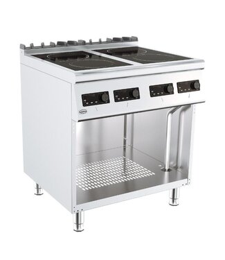 Combisteel Inductie kookunit Base 700 | 4 Zones Staand model | 4x 3,5 kW