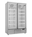 Combisteel Vrieskast met 2 glazen deuren | Side-by-side | 1000L | (H)199,7x(B)125,3x(D)71cm