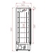 Zwarte vrieskast met 3 glazen deuren | Side-by-side | 1450L | (H)199,7x188x71cm