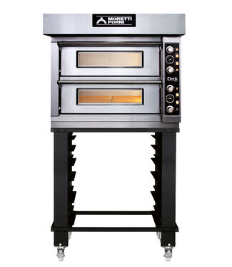 Moretti Forni Moretti Pizzaoven iDeck PD 72.72 - 2 kamers - 2x 4 Ø35cm pizza's