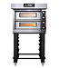 Moretti Forni Moretti Pizzaoven iDeck PD 72.72 - 2 kamers - 2x 4 Ø35cm pizza's