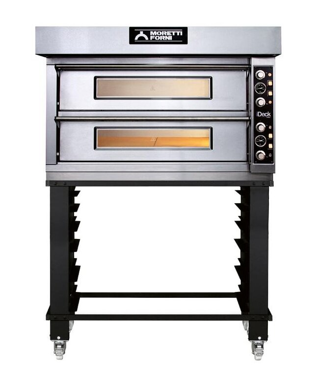 Moretti Pizzaoven iDeck PD 105.65 - 2 kamers - 2x 6 Ø30cm pizza's