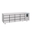 Combisteel Koelwerkbank Pro Line | 12 Lades | 632L | (H)85x233x70cm