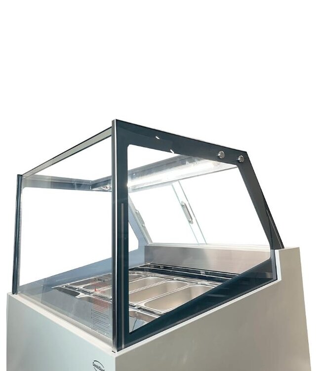 Schepijsvitrine Komodo | 6x 5L | (H)130x(B)91x(D)88cm