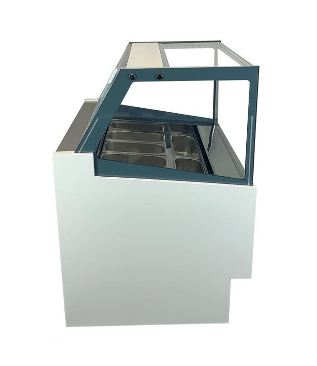 Schepijsvitrine Komodo | 6x 5L | (H)130x(B)91x(D)88cm