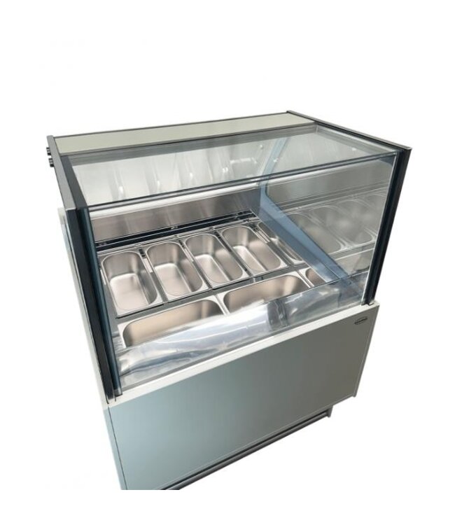 Schepijsvitrine Komodo | 6x 5L | (H)130x(B)91x(D)88cm