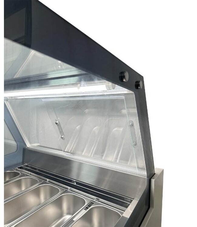 Schepijsvitrine Komodo | 6x 5L | (H)130x(B)91x(D)88cm