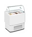 ISA Schepijsvitrine Fiji 4 | 4+4x 5L | Gebogen glas | (H)124,7x(D)63x(B)82,4cm