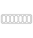 Schepijsvitrine Fiji 7 | 7+7x 5L | Gebogen glas | (H)124,7x(D)63x(B)135,4cm