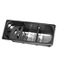 IJs schep-/spoelbak | RVS | Met wateraansluiting, afvoer en standpijp | (H)14,5x(B)11x(D)27cm
