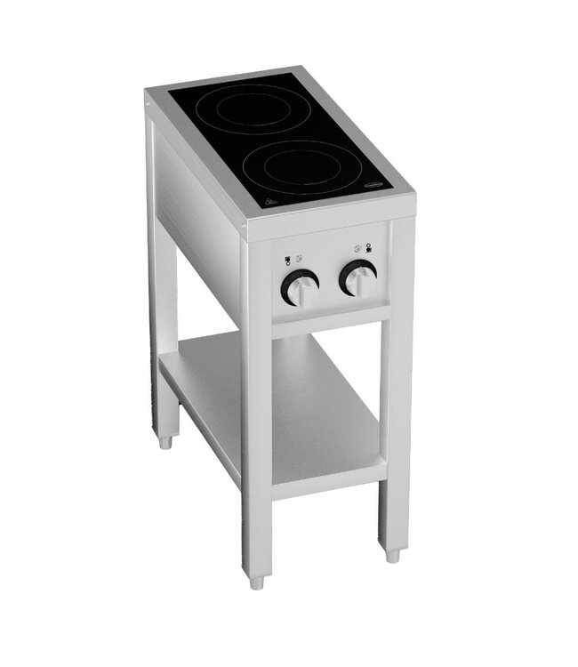 Inductie kookunit | 2 Zones | Staand model | 2x 3,5kW | 400V