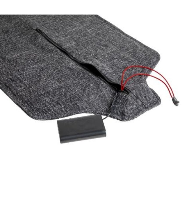 Verwarmde stoelhoes | Draadloos | Oplaadbaar | Grijs