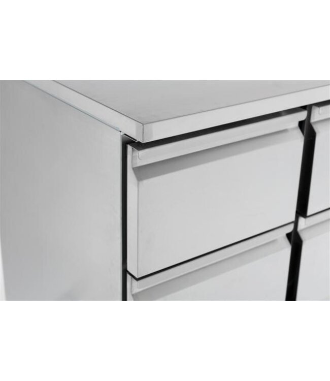 Koelwerkbank Compact Line | 4 Lades | (H)87,5x(B)90x(D)70cm