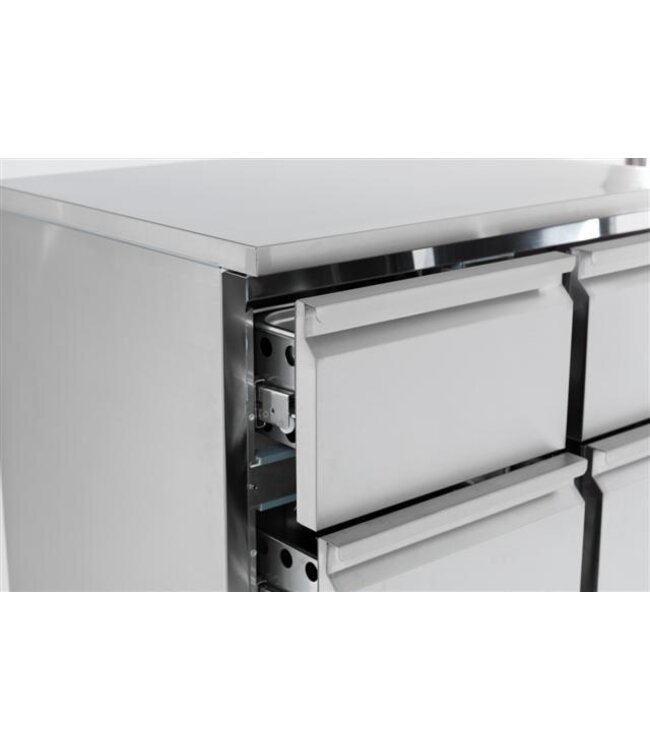 Koelwerkbank Compact Line | 4 Lades | (H)87,5x(B)90x(D)70cm