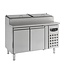 Combisteel Saladette Standard Line | 2 deurs | boven 6x 1/3GN | (H)108,5x(B)136x(D)70