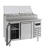 Saladette Standard Line | 2 deurs | boven 6x 1/3GN | (H)108,5x(B)136x(D)70