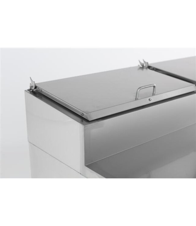 Saladette Standard Line | 2 deurs | boven 6x 1/3GN | (H)108,5x(B)136x(D)70
