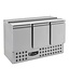 Combisteel Saladette Compact Line | 3 deurs | boven 4/1GN | (H)87x(B)137x(D)70