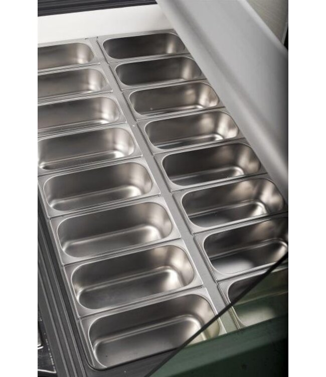 Schepijsvitrine Hawai | 16x 5L | (H)133,5x(B)159,5x(D)119,5