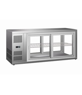 Combisteel Gebaksvitrine opzetmodel | 150L | (H)55x(B)110x(D)51cm