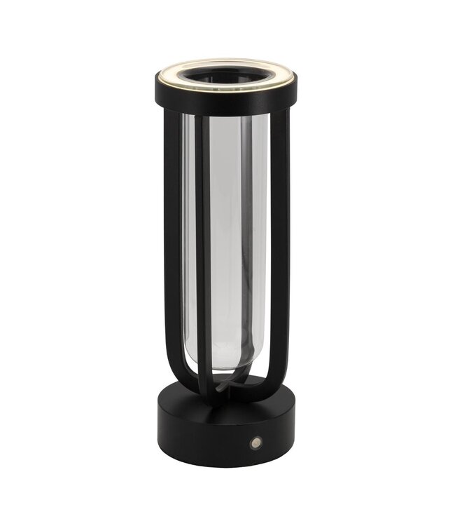 Tafellamp met vaas Florence | Draadloos | Zwart