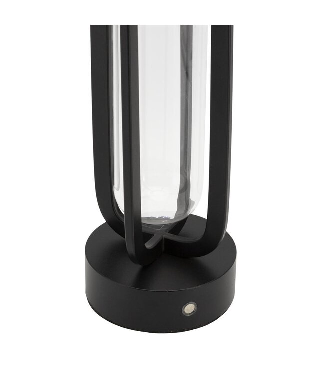 Tafellamp met vaas Florence | Draadloos | Zwart
