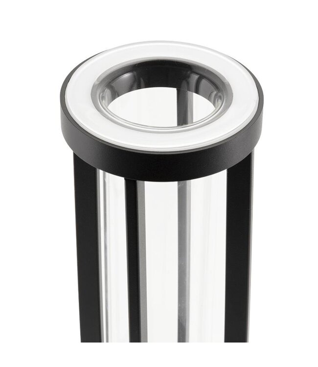 Tafellamp met vaas Florence | Draadloos | Zwart