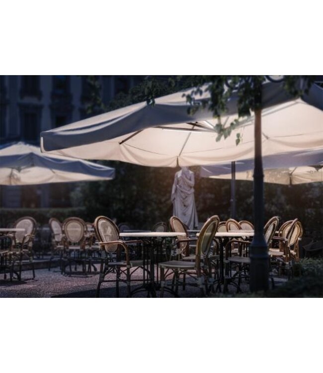 Parasol verlichting Berlin | LED | Oplaadbaar | Wit